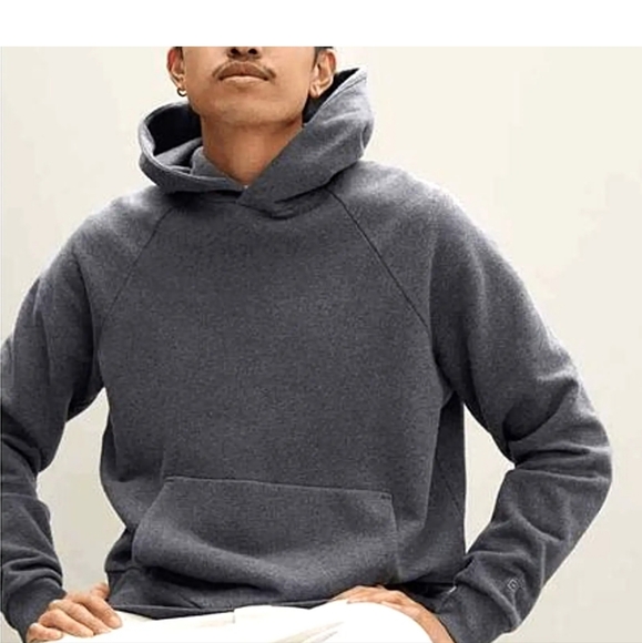 Everlane Men's Size Medium Gray Organic Cotton Track Hoodie New with Tags - Picture 2 of 6